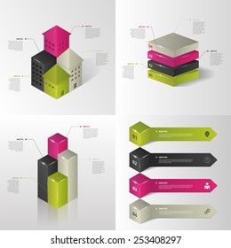 Infographics. Abstract set. Concept. Vector