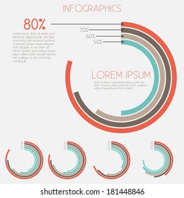 Infographics - Analysis, Charts, Data - Vector EPS10