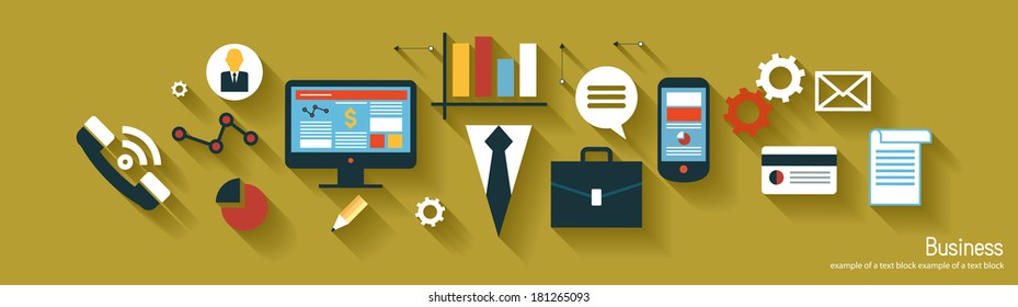 infographics background business. Business concept. Set icons