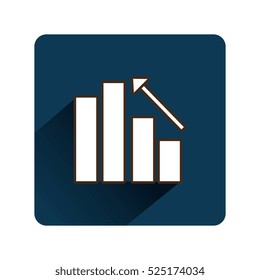 infographics bars isolated icon