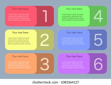 infographics with blocks