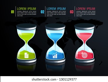 infographics business chart design template. You can place relevant content in the area, vector illustration.
