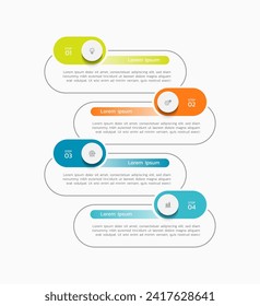 Infographics business colorful elements design