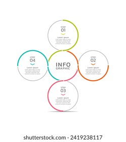 Infographics business colorful elements design