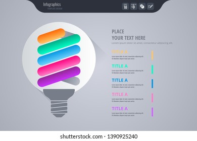 Infographics for business concept. Isometric vector Infographic design - Vector