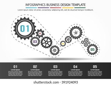 Infographics business design template