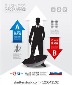 Infographics Business and financial / Vector illustration. concept