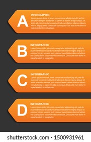 Infographics for business presentations, information banner, visualization idea, timeline or web design.