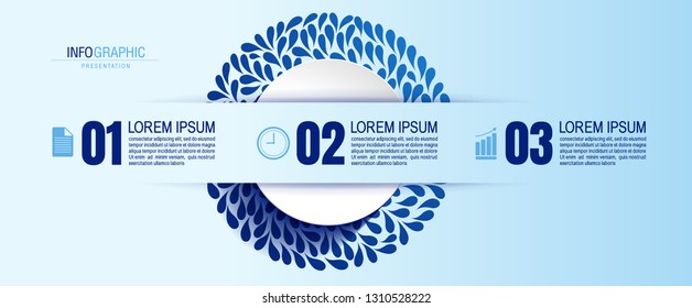 infographics business, process chart design template for presentation. abstract timeline elements, You can place relevant content in the area, vector illustration.