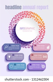 infographics business, process chart design template for presentation. abstract timeline elements, You can place relevant content in the area, vector illustration.