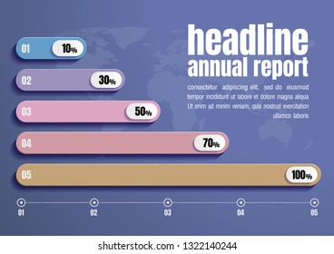 infographics business, process chart design template for presentation, abstract timeline elements, You can place relevant content in the area, vector illustration.