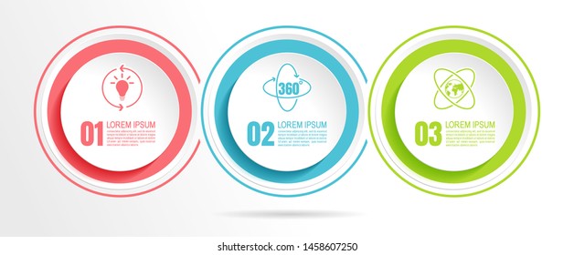 infographics business, process chart design template for presentation. abstract timeline elements, You can place relevant content in the area, vector illustration.
