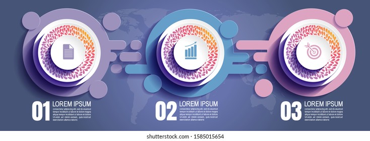 infographics, business, process chart design template for presentation. abstract timeline elements, vector illustration, EPS10.
