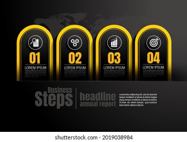 infographics business, process chart design template for presentation, abstract timeline elements.