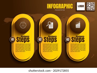 infographics business, process chart design template for presentation, abstract timeline elements.