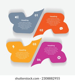 Infographics business step success vector design template. Vector elements for infographic design with icons