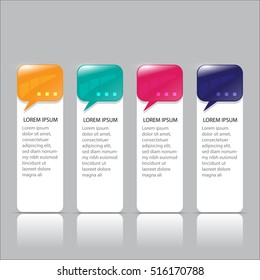 Infographics business steps.Vector illustration of inforgraphic, business steps, processes, report presentation, and marketing work flow layout.