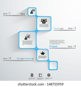 Infographics/ business structure Design