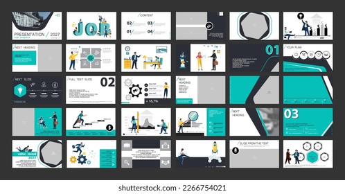 Infografía. El equipo de negocios planifica la presentación del negocio, el éxito financiero, powerpoint, el lanzamiento de un nuevo proyecto. Diseñar elementos de plantilla, fondo, conjunto. Un equipo de personas crea un negocio, trabajo en equipo
