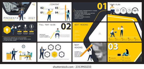 Infographics. Business team plans business presentation, financial success, powerpoint, launch of new project. Design template elements, background, set. A team of people creates a business, teamwork