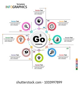 infographics business template elements. vector illustration