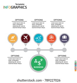 infographics business template elements. vector illustration