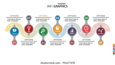 infographics business template elements. vector illustration