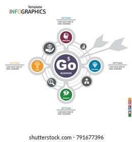 infographics business template elements. vector illustration