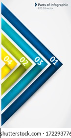 Infographics business. Vector illustration. For workflow layout, diagram, banner, number options, step up options, web design.