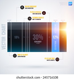Infographics chart template. EPS10