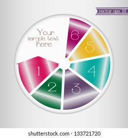 infographics circle banner