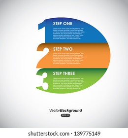 infographics circle over gray background vector illustration