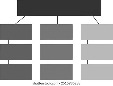 infográficos. tabela de cluster em preto e branco