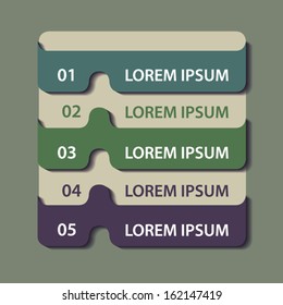 Infographics color set
