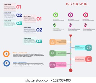 infographics complete modern, clean, flat vector infographics for your presentation
