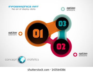 Infographics concept background to display your data in a stylish way. Clean detailaed design for stats, ranking and classifications.