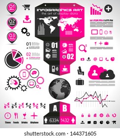 Fondo de concepto de infografía para mostrar sus datos de forma elegante. Diseño detallado limpio para estadísticas, clasificación y clasificaciones.