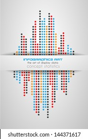 Infographics concept background to display your data in a stylish way. Clean detailaed design for stats, ranking and classifications.