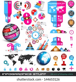 Infographics concept background to display your data in a stylish way. Clean detailaed design for stats, ranking and classifications.