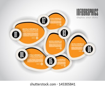 Infografiken Konzept Hintergrund, um Ihre Daten stilvoll anzuzeigen. Sauberes, detailliertes Design für Statistiken, Ranking und Klassifizierungen.
