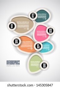 Infographics concept background to display your data in a stylish way. Clean detailaed design for stats, ranking and classifications.