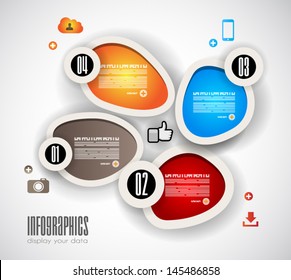Infographics concept background to display your data in a stylish way. Clean detailaed design for stats, ranking and classifications.