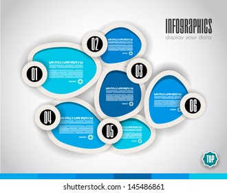 Infographics concept background to display your data in a stylish way. Clean detailaed design for stats, ranking and classifications.