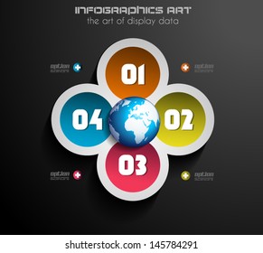 Infographics concept background to display your data in a stylish way. Clean detailaed design for stats, ranking and classifications.