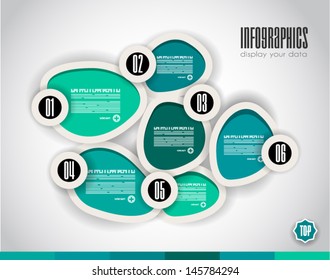 Fondo de concepto de infografía para mostrar sus datos de forma elegante. Diseño detallado limpio para estadísticas, clasificación y clasificaciones.