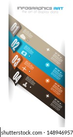 Fondo de concepto de infografía para mostrar sus datos de forma elegante. Diseño detallado limpio para estadísticas, clasificación y clasificaciones.