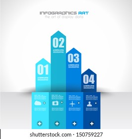 Infographics Concept Background To Display Your Data In A Stylish Way. Clean Detailaed Design For Stats, Ranking And Classifications.