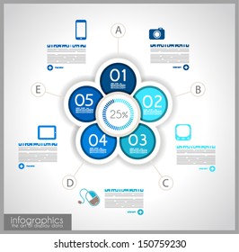 Infographics concept background to display your data in a stylish way. Clean detailaed design for stats, ranking and classifications.