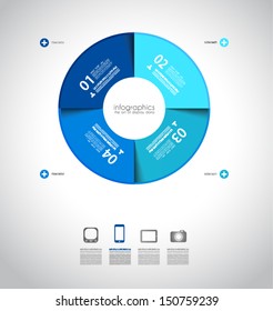 Infographics concept background to display your data in a stylish way. Clean detailaed design for stats, ranking and classifications.