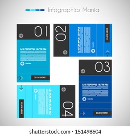 Fondo de concepto de infografía para mostrar sus datos de forma elegante. Diseño detallado limpio para estadísticas, clasificación y clasificaciones.